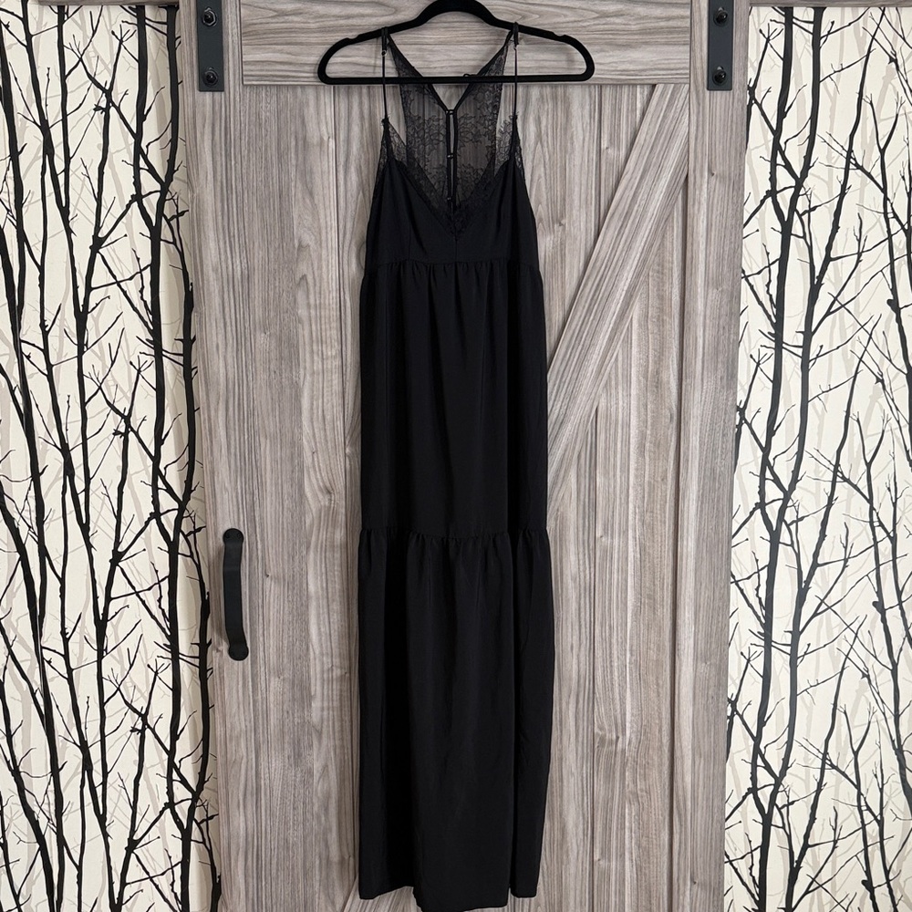 Lovestitch Black Lace Maxi Dress